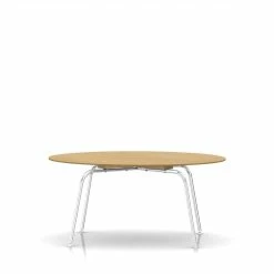 Herman Miller Eames® Moulded Plywood Coffee Table Metal Legs