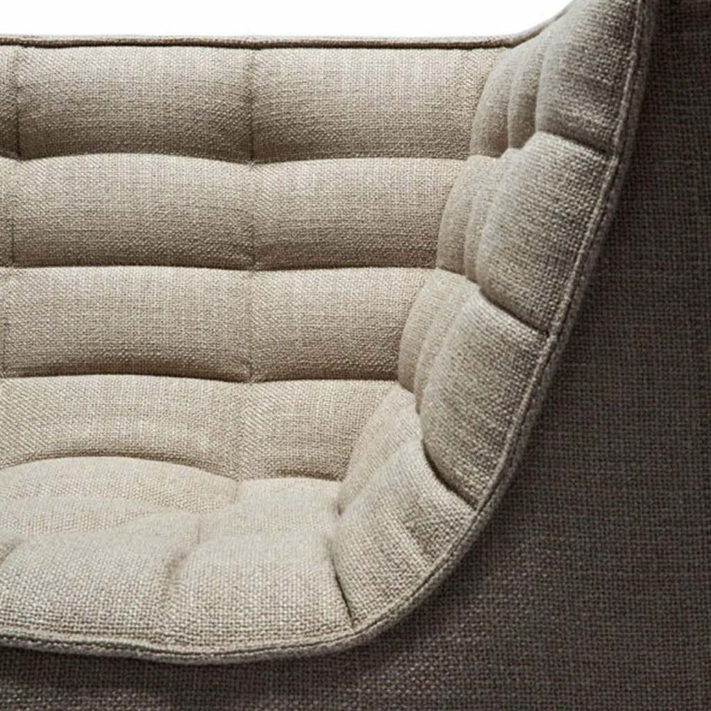 Ethnicraft N701 Sofa Corner - Dark Beige - Image 2