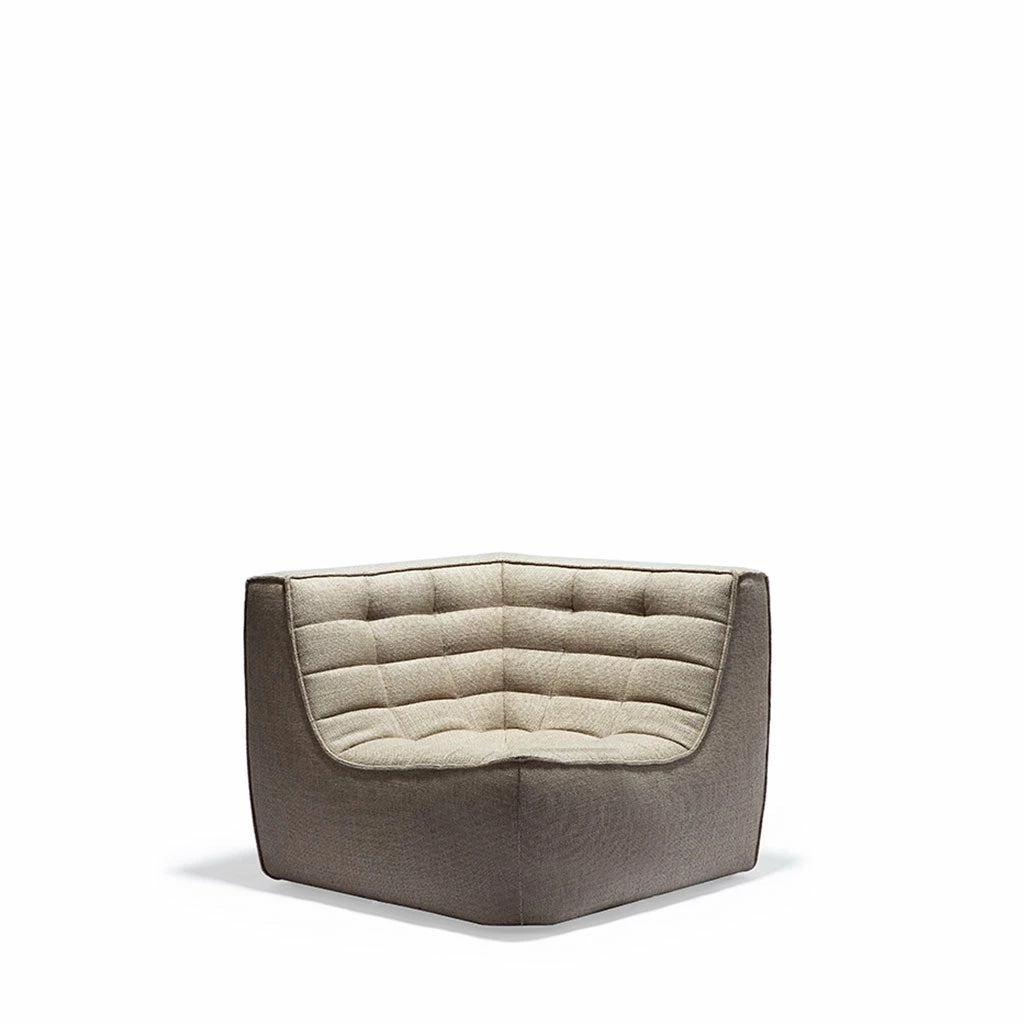 Ethnicraft N701 Sofa Corner - Dark Beige
