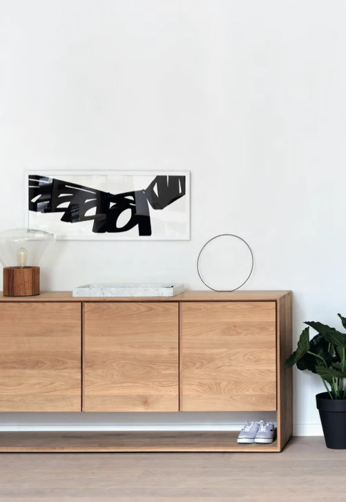 Ethnicraft Nordic Oak Sideboard 4 Doors - Image 2