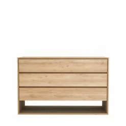Ethnicraft Nordic Oak Chest Of 3 Drawers