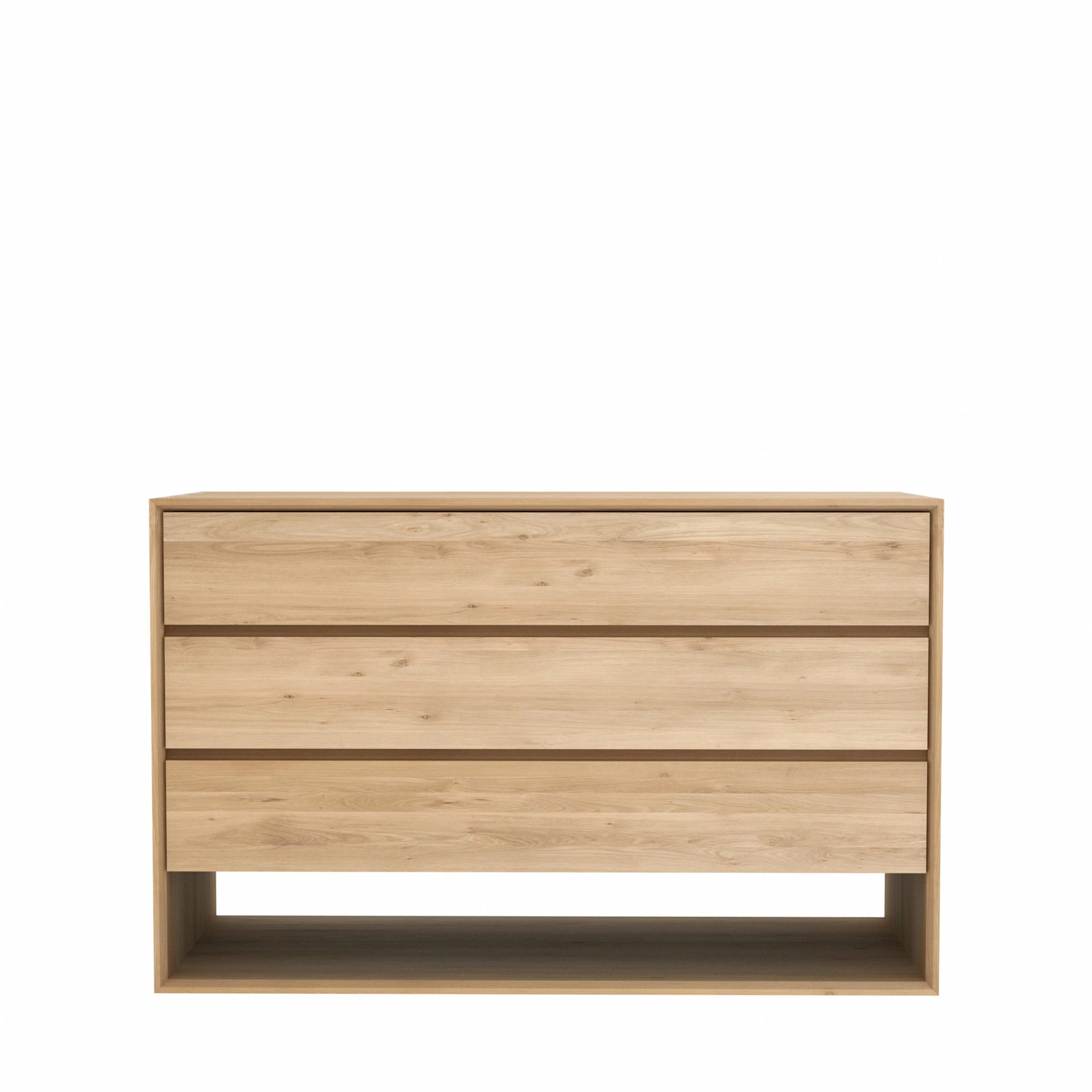 Ethnicraft Nordic Oak Chest Of 3 Drawers