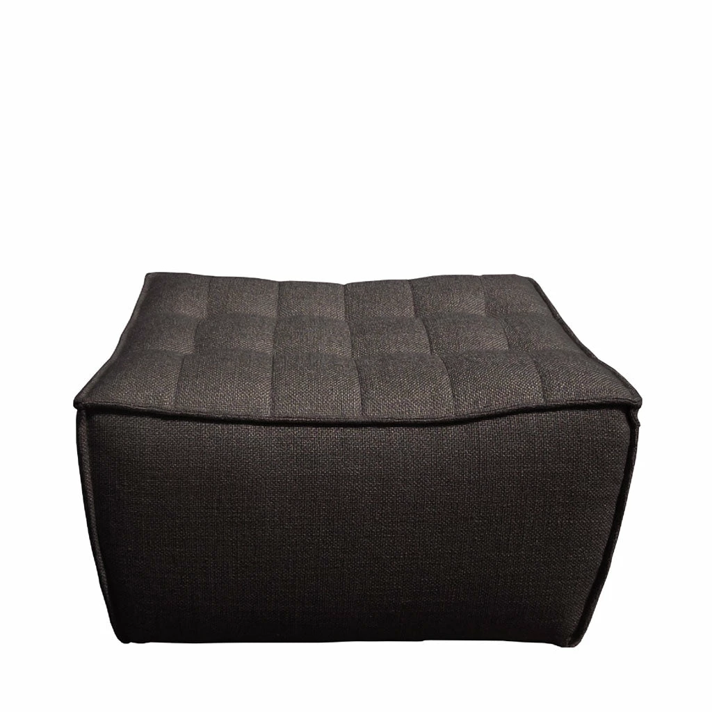 Ethnicraft N701 Ottoman - Dark Grey