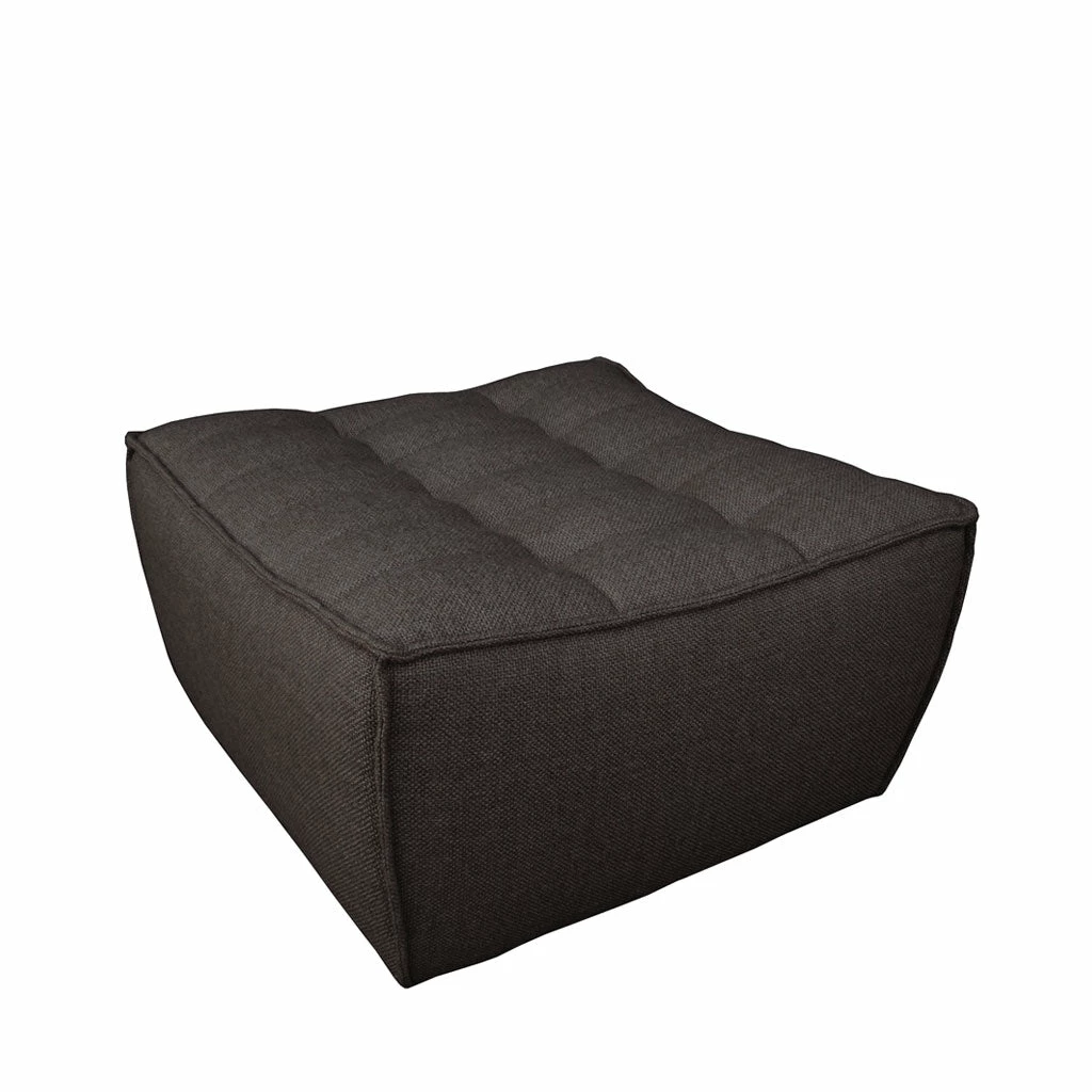 Ethnicraft N701 Ottoman - Dark Grey - Image 2