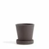 HAY Flowerpot With Saucer - Plum