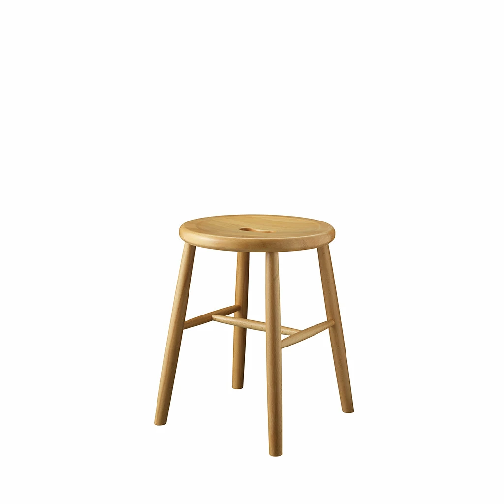 FDB Møbler J27 Stool By Børge Mogensen - Image 6