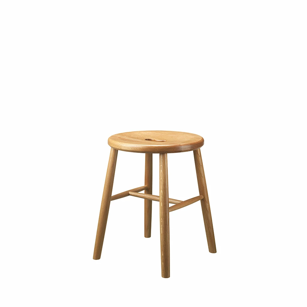 FDB Møbler J27 Stool By Børge Mogensen - Image 4