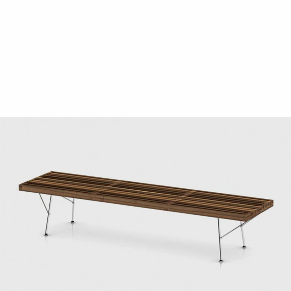 Herman Miller Nelson™ Platform Bench With Chrome Legs - Large - Image 2