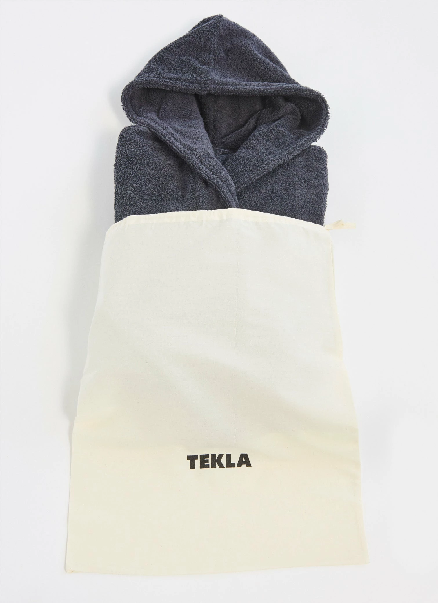 Tekla Terry Hooded Bathrobe - Image 4
