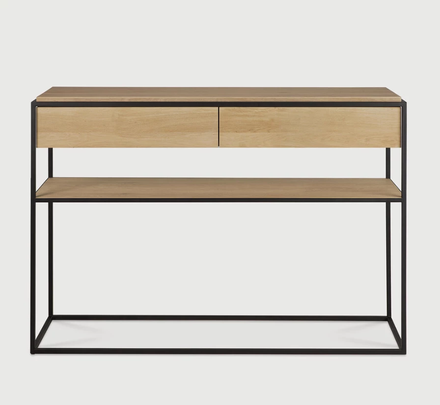 Ethnicraft Oak Monolit Console