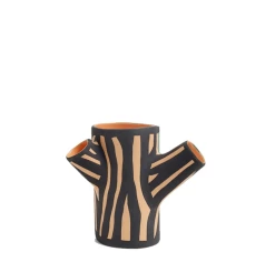 Tree Trunk Vase By Wrong For HAY - Small/Orange