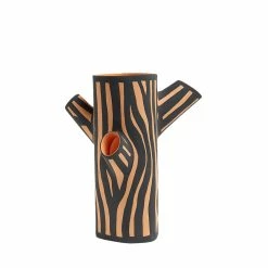 Tree Trunk Vase By Wrong For HAY - Medium/Orange