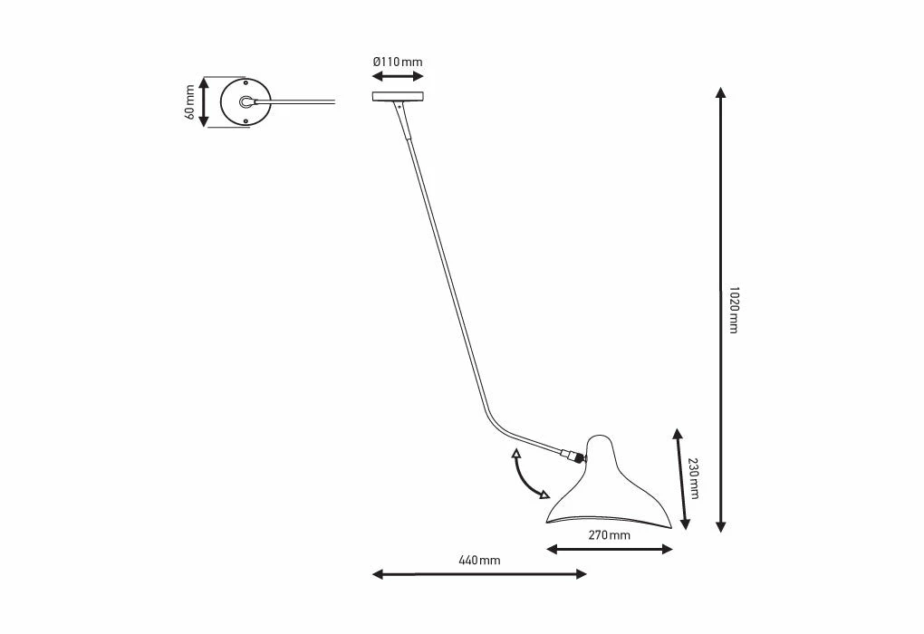 Mantis BS4 Ceiling Lamp - Image 3