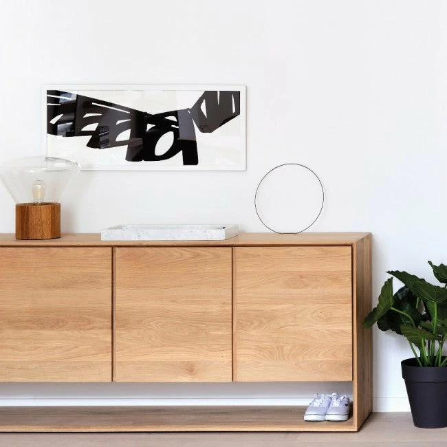 Ethnicraft Nordic Oak Sideboard 3 Doors - Image 2